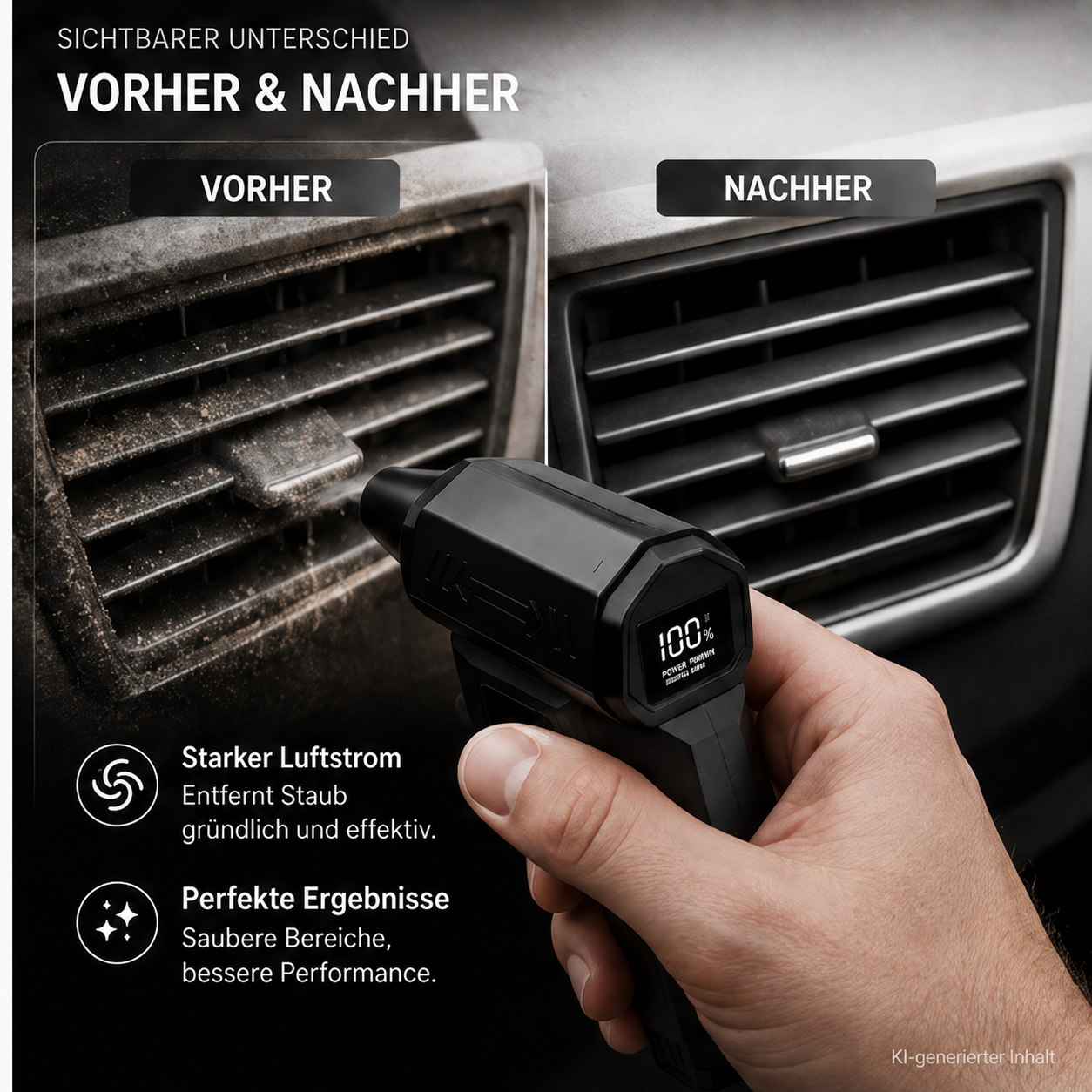 AirPulse Pro - kabelloser Luftreiniger